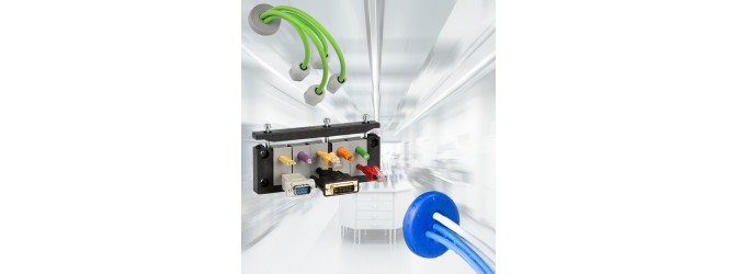 Cable entry systems for use in cleanrooms (CR)